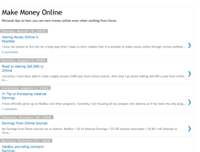 Tablet Screenshot of earnandmakemoneyonline.blogspot.com