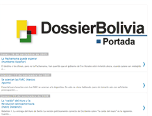 Tablet Screenshot of dossierbolivia.blogspot.com