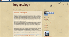 Desktop Screenshot of hegyptology.blogspot.com