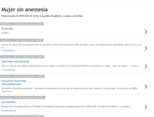 Tablet Screenshot of mujersinanestesia.blogspot.com