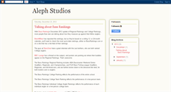 Desktop Screenshot of aleph-studios.blogspot.com