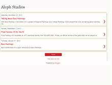 Tablet Screenshot of aleph-studios.blogspot.com