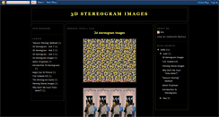 Desktop Screenshot of 3d-stereogram.blogspot.com