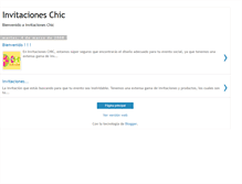 Tablet Screenshot of invitacioneschic.blogspot.com