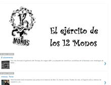 Tablet Screenshot of ejercito12monos.blogspot.com