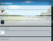 Tablet Screenshot of damdiabetes.blogspot.com