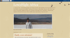 Desktop Screenshot of low2highafrica.blogspot.com