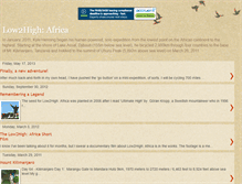 Tablet Screenshot of low2highafrica.blogspot.com