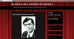 Desktop Screenshot of plasticadelapuestaenescena.blogspot.com