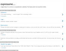 Tablet Screenshot of expressome.blogspot.com