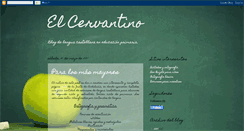Desktop Screenshot of elcervantino.blogspot.com