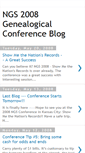 Mobile Screenshot of ngs2008conferenceblog.blogspot.com