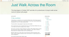 Desktop Screenshot of justwalkacrosstheroom.blogspot.com