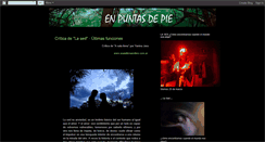 Desktop Screenshot of enpuntasdepieteatro.blogspot.com