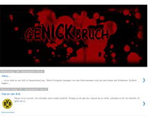 Tablet Screenshot of genickbruch.blogspot.com