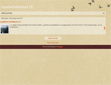 Tablet Screenshot of cuartodederrota.blogspot.com