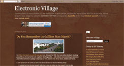 Desktop Screenshot of electronicvillage.blogspot.com