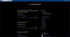 Desktop Screenshot of mkauffmann.blogspot.com