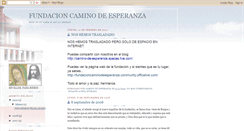 Desktop Screenshot of caminodeesperanzafundacion.blogspot.com