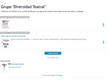 Tablet Screenshot of grupodiversidadteatral.blogspot.com