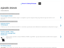 Tablet Screenshot of ajandek-outlet.blogspot.com