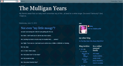 Desktop Screenshot of mulliganyears.blogspot.com
