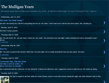 Tablet Screenshot of mulliganyears.blogspot.com