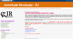 Desktop Screenshot of juventuderevolucaorj.blogspot.com