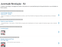 Tablet Screenshot of juventuderevolucaorj.blogspot.com