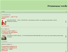 Tablet Screenshot of frumoasaverde.blogspot.com