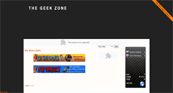 Desktop Screenshot of geekzonez.blogspot.com