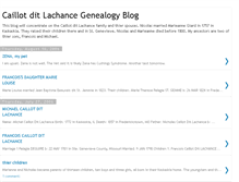 Tablet Screenshot of caillotgenealogy.blogspot.com