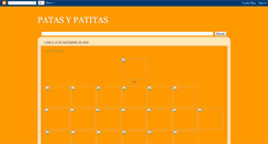 Desktop Screenshot of patasypatitas.blogspot.com