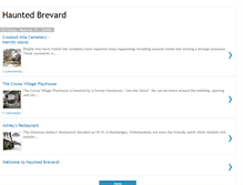 Tablet Screenshot of hauntedbrevard.blogspot.com