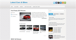 Desktop Screenshot of latestautoz.blogspot.com