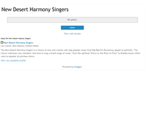 Tablet Screenshot of newdesertharmonysingers.blogspot.com