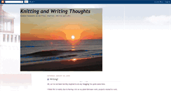 Desktop Screenshot of janeknitsandwrites.blogspot.com