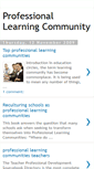 Mobile Screenshot of professionallearningcommunitys.blogspot.com