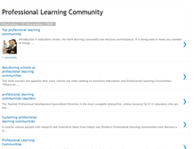 Tablet Screenshot of professionallearningcommunitys.blogspot.com