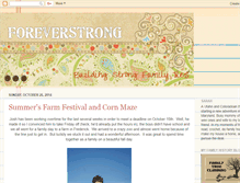 Tablet Screenshot of foreverstrongfamily.blogspot.com