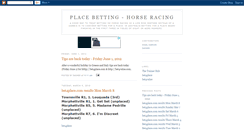 Desktop Screenshot of placebetting.blogspot.com