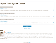 Tablet Screenshot of hyperv-syscenter.blogspot.com