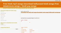 Desktop Screenshot of downloadhindi-mp3.blogspot.com