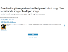 Tablet Screenshot of downloadhindi-mp3.blogspot.com