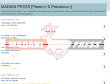 Tablet Screenshot of madanipress.blogspot.com