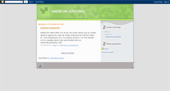 Desktop Screenshot of americanaerolines.blogspot.com