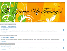 Tablet Screenshot of grownupteenager.blogspot.com