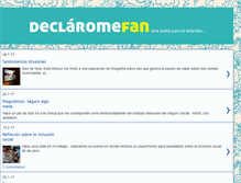 Tablet Screenshot of declaromefan.blogspot.com