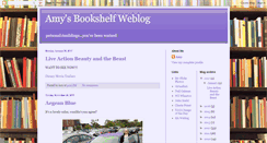 Desktop Screenshot of amysbookshelf.blogspot.com