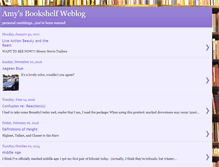 Tablet Screenshot of amysbookshelf.blogspot.com